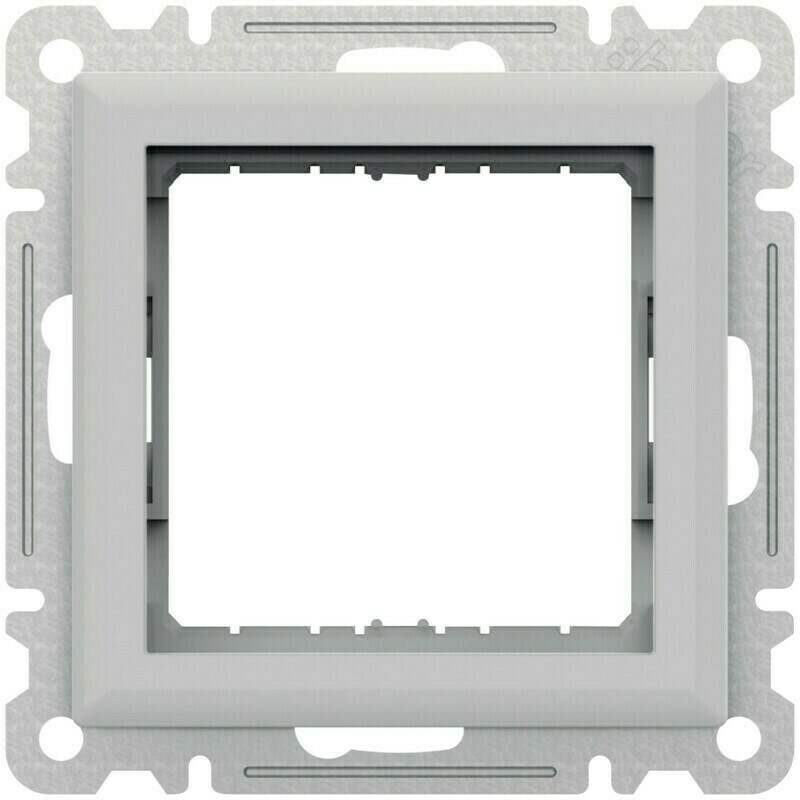 Adaptér k elektronickým přístrojům 45×45 mm Hager lumina bílá lesk