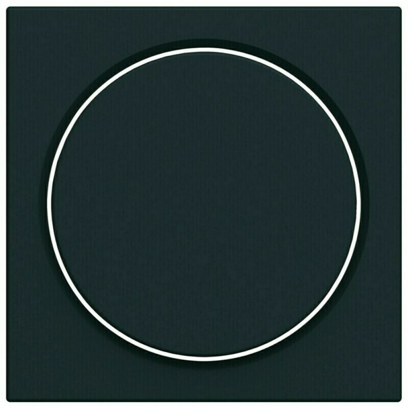 Kryt dotykový stmívač Hager lumina 45×45 mm černá mat