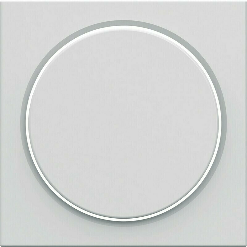 Kryt dotykový stmívač Hager lumina 45×45 mm bílá lesk