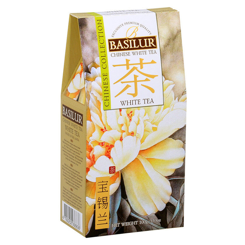 BASILUR Chinese White Tea sypaný čaj 100 g, poškozený obal