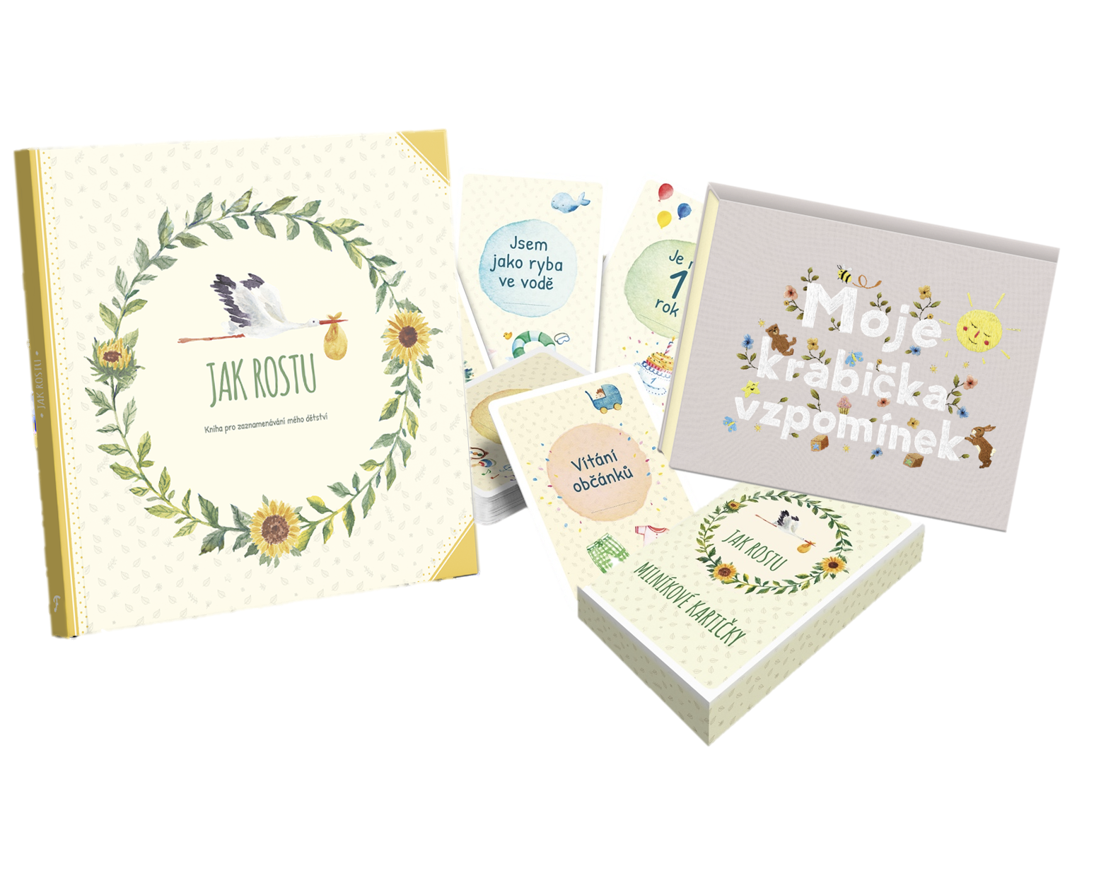 Velká dárková sada k narození dítětě