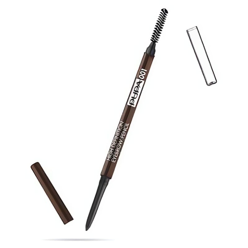 Automatická tužka na obočí s hřebínkem (High Definition Eyebrow Pencil) PUPA Milano / Odstín: 004 Extra Dark - 0,9 g