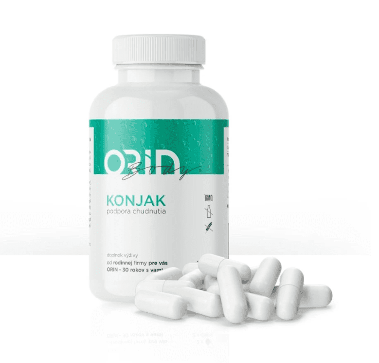 ORIN ORIN KONJAK Glukomanán, 120 kapsúl Balenie obsahuje 30 denných dávok, 120 kapsúl.