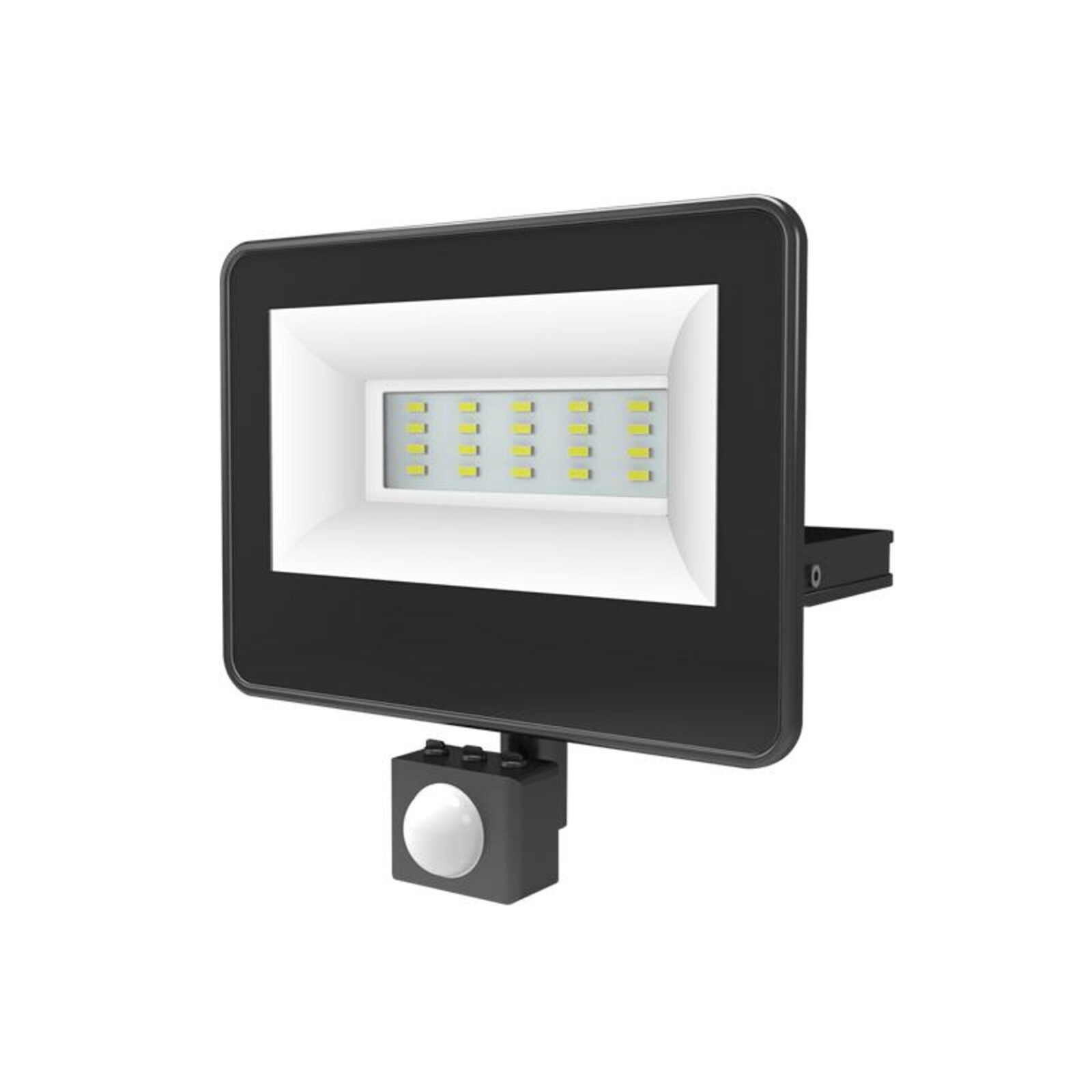 ACA Lighting černá SENSOR LED SMD reflektor IP66 10W 4000K 1030Lm 230V AC Ra80 V1040S