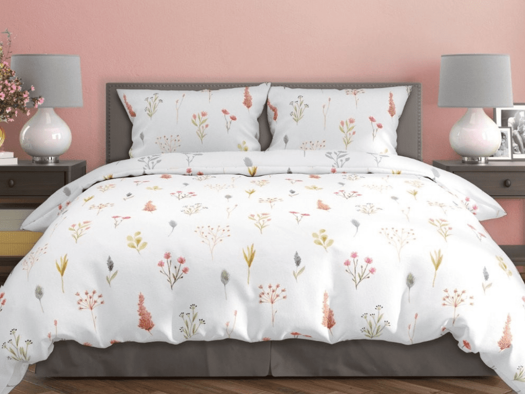 FARO Bavlněné saténové povlečení 140x200 + 70x90 cm - Milagro Verde 022