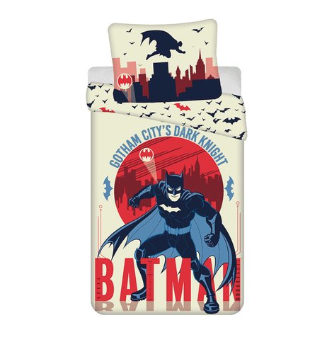 Jerry Fabrics Bavlněné povlečení 140x200 + 70x90 cm -  Batman 