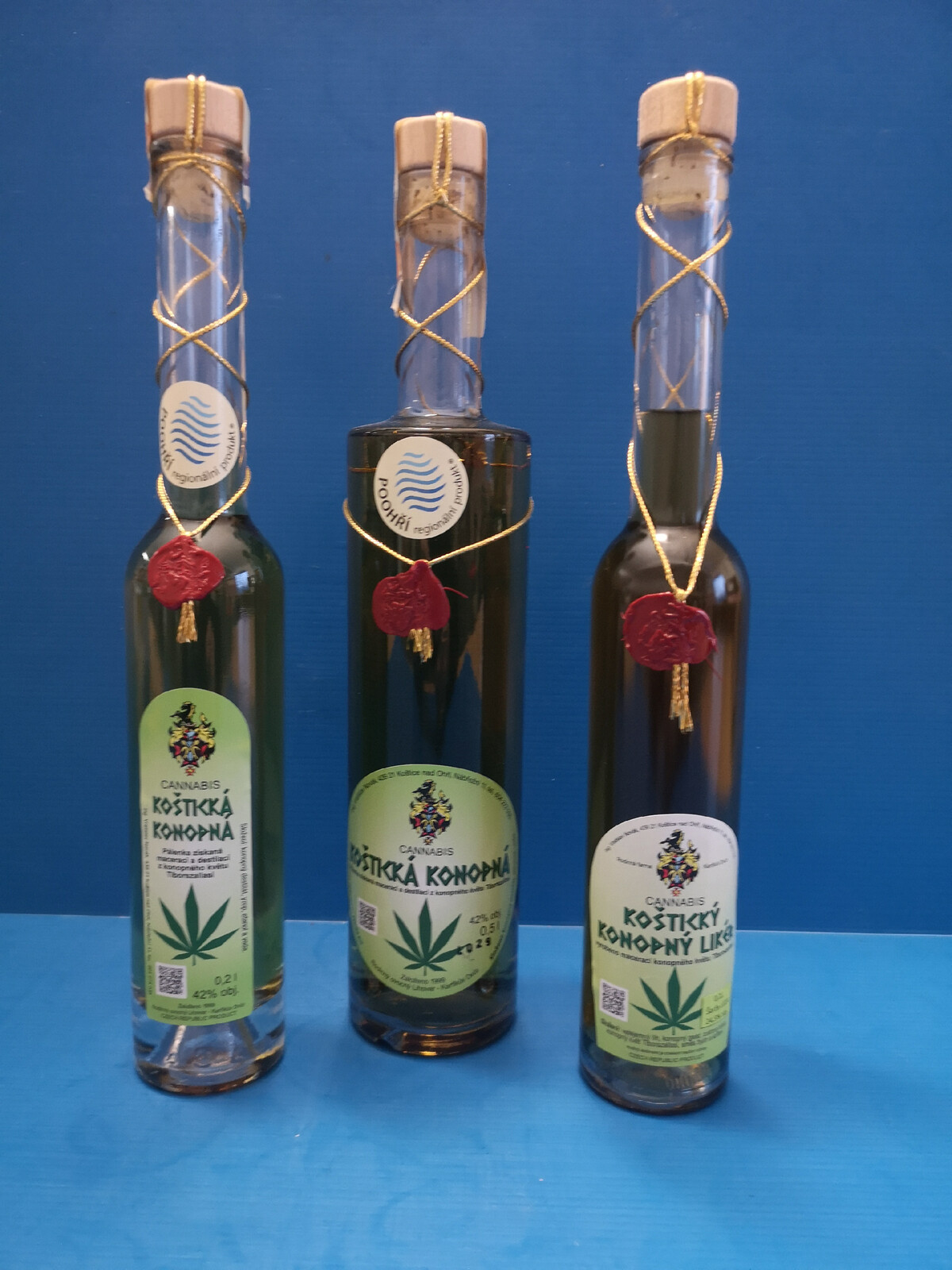 Karfíkův dvůr Koštický konopný destilát 42% 0,5l