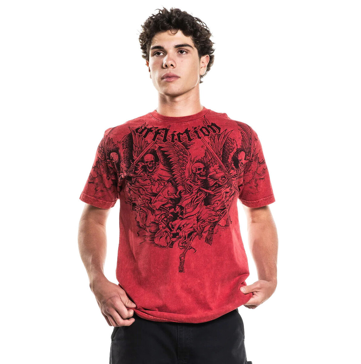 tričko hardcore pánské - ARCHANGEL - AFFLICTION - A26990-ARLV M