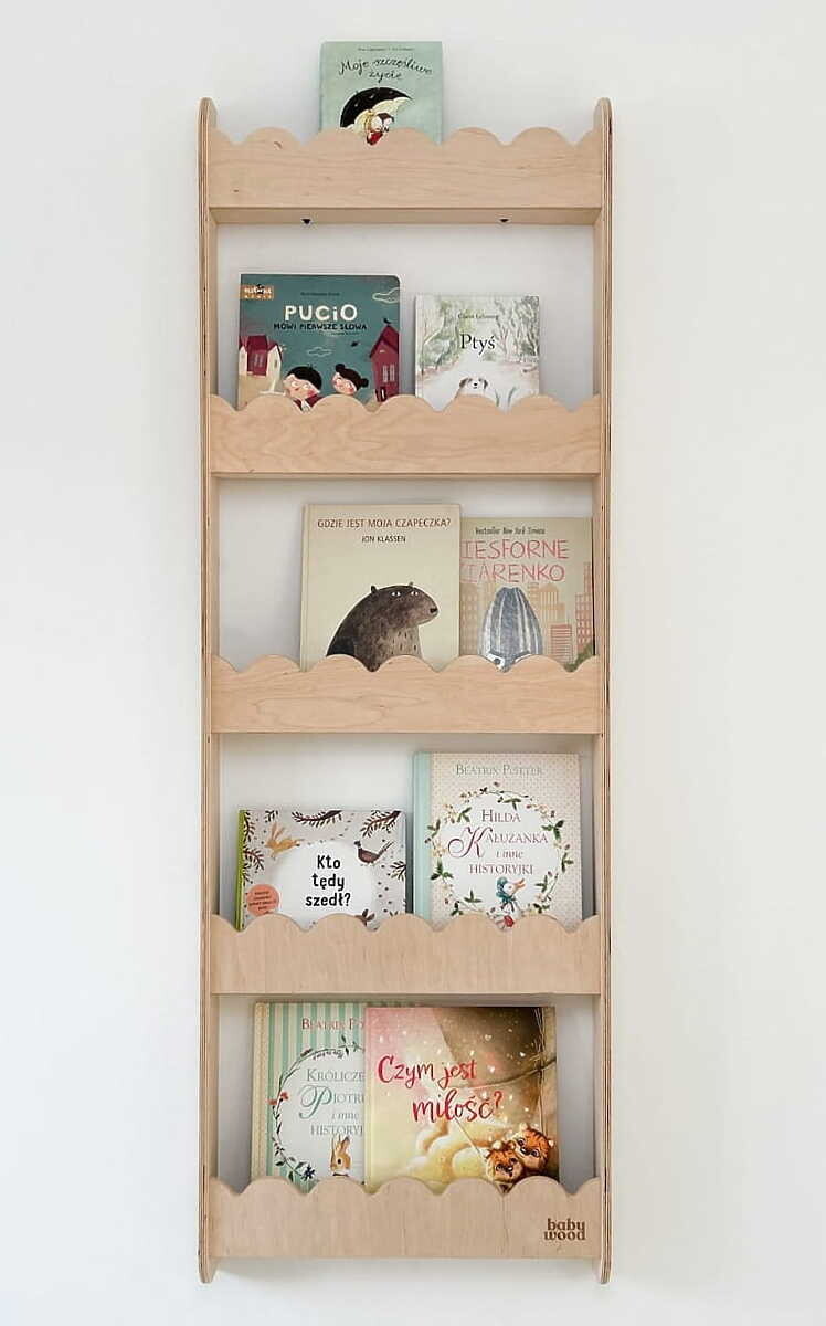 Ourbaby Wall shelf WAVE L natural