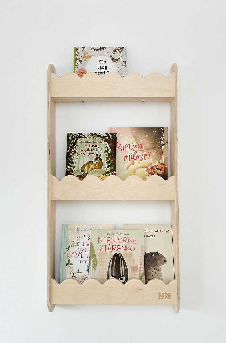Ourbaby Wall shelf WAVE M natural
