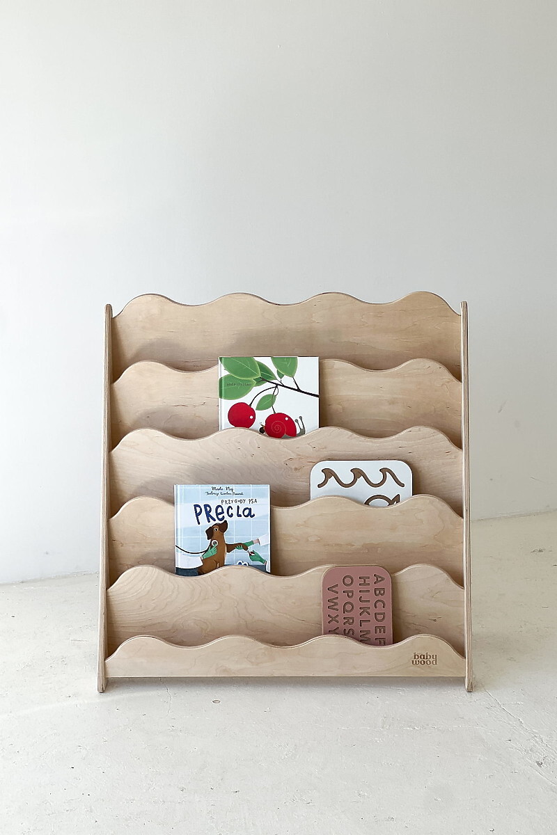 Knihovna WAVE M - přírodní