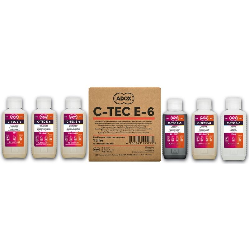 ADOX C-Tec E-6 3-bath kit pro 12 filmů