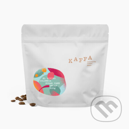 KAFFA COLOMBIA EL DIVISO DECAF (zrnková) - KAFFA