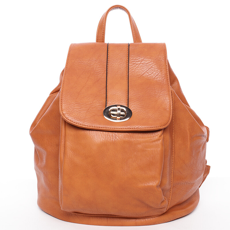 Dámský městský batůžek hnědý - Delami Gallia hnědá