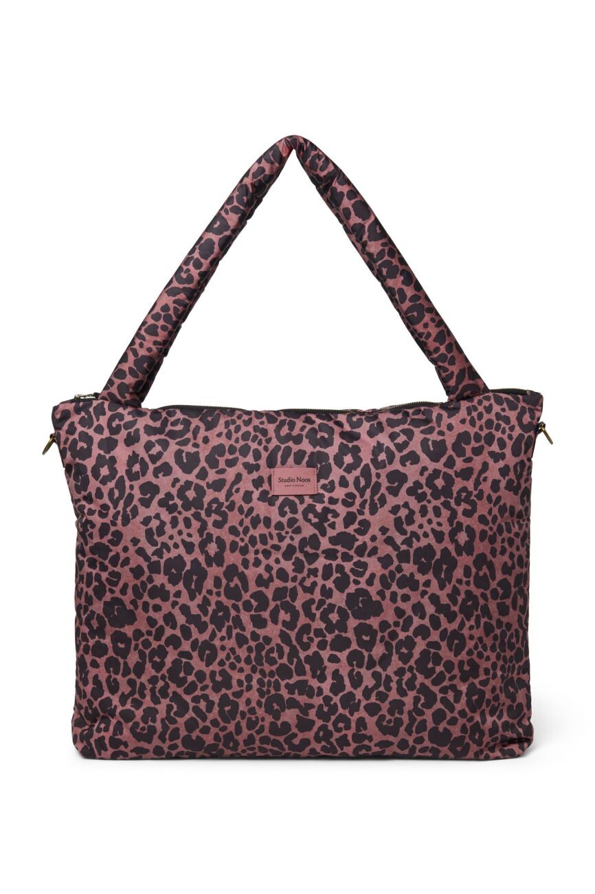 STUDIO NOOS Puffy DIAPER BAG - přebalovací taška | Red Leopard