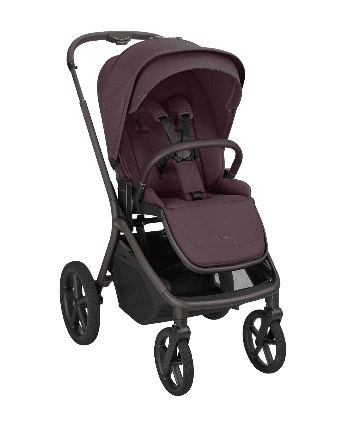 KikkaBoo Kočárek 2v1 Goya Platinum Merlot