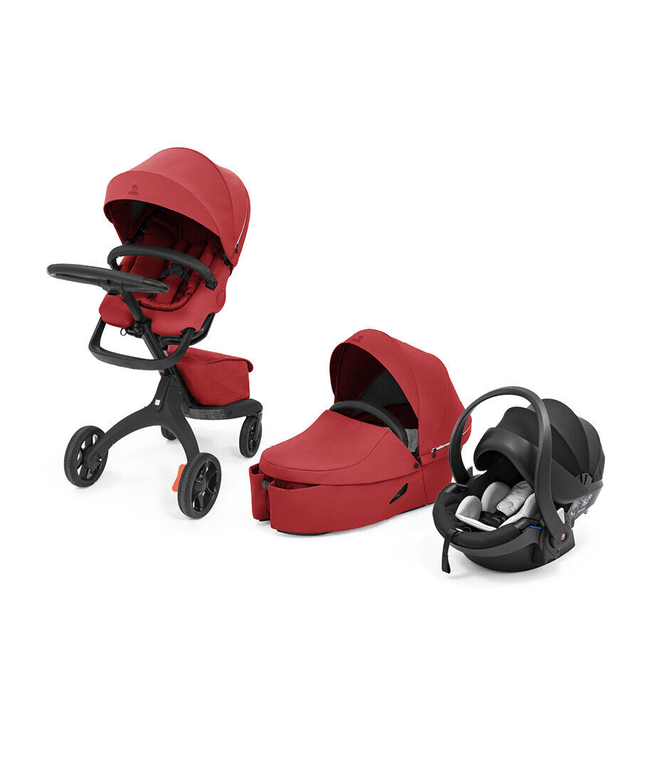 Stokke Kočárek Xplory® Ruby Red + přebalovací taška