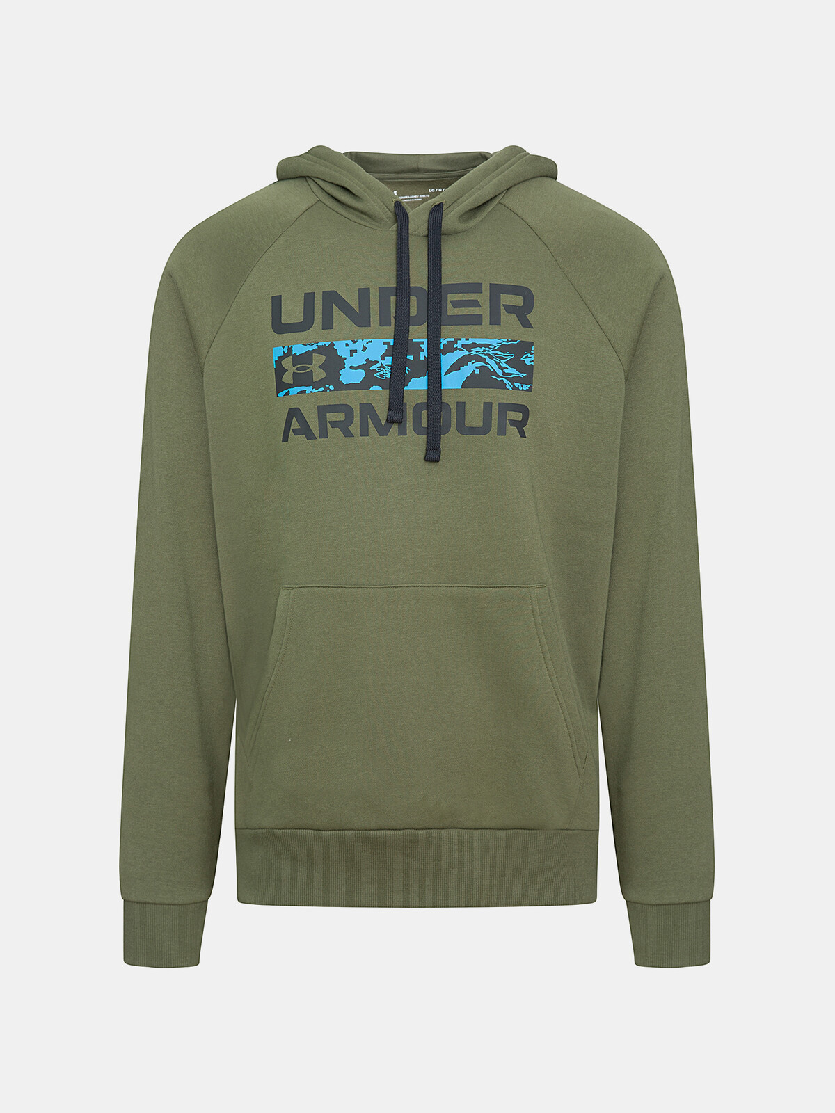 Under Armour Mikina RIVAL FLC SIGNATURE HD-GRN - Pánské