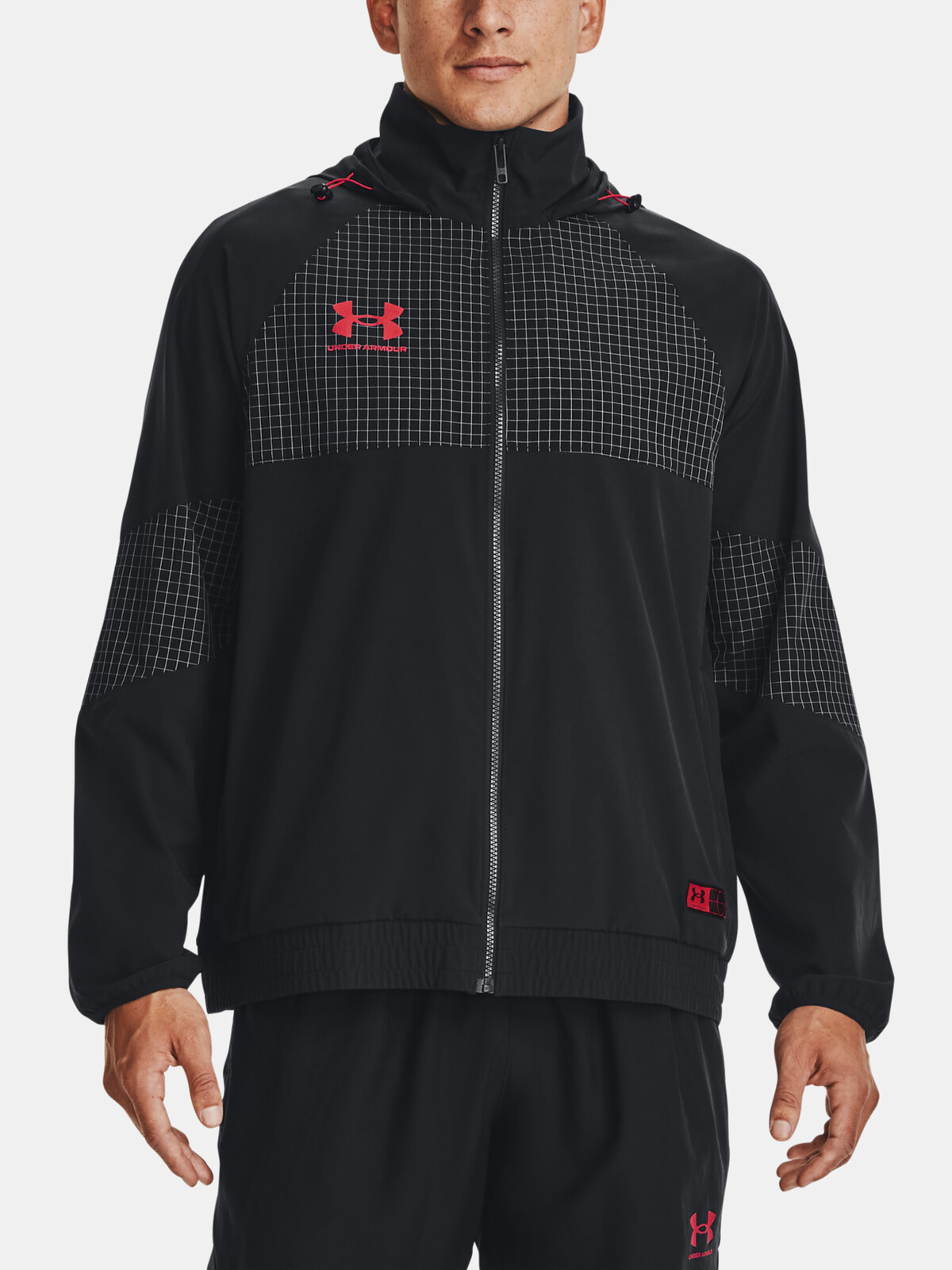 Under Armour Bunda UA Accelerate Track Jacket-BLK - Pánské