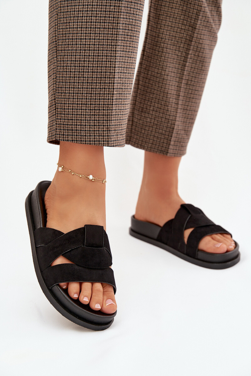 Dámské eko zamszové pantofle Marivessa