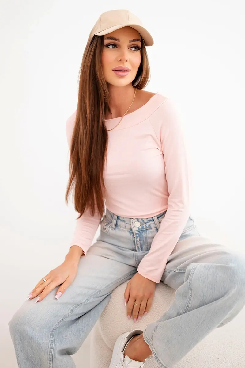 Dámská viskózová halenka s dlouhými rukávy