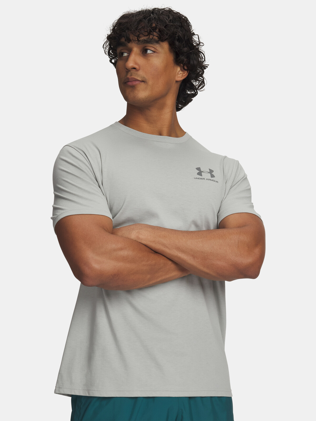 Pánské triko Under Armour UA M SPORTSTYLE LC SS-GRY