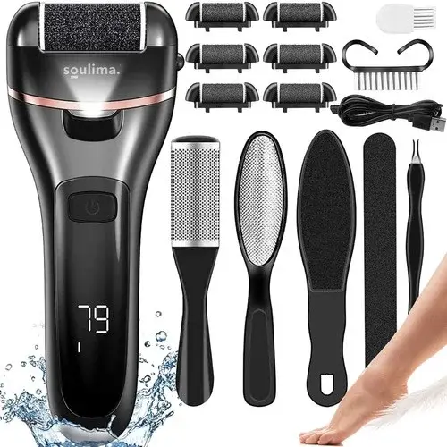 Elektrický pilník na chodidla s příslušenstvím