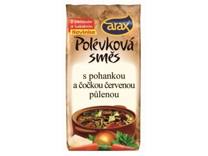 ARAX PS Čočka červená loup. a pohanka 160 g DMT 11/2025