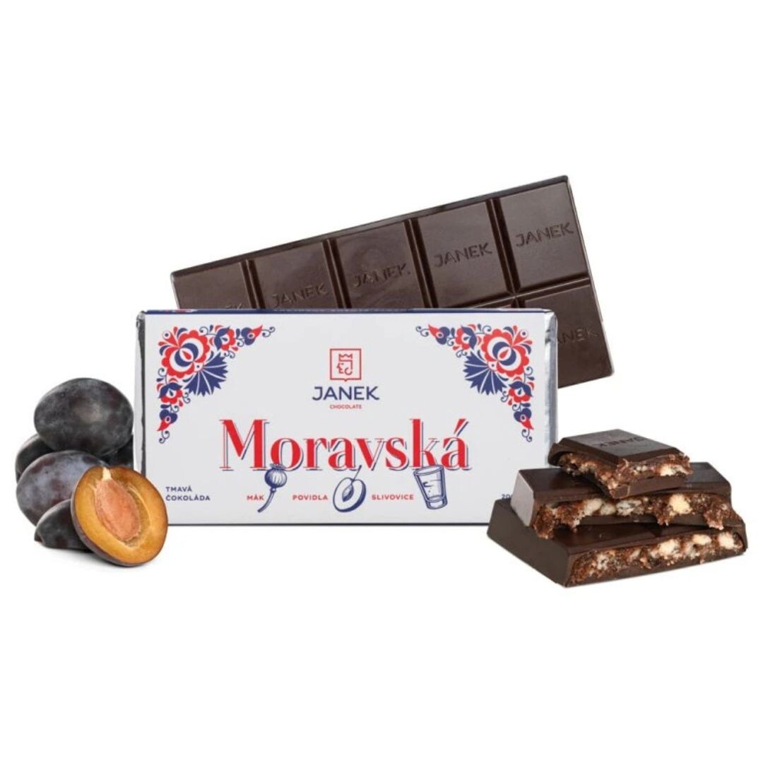 JANEK Jankova plněná moravská čokoláda 200 g