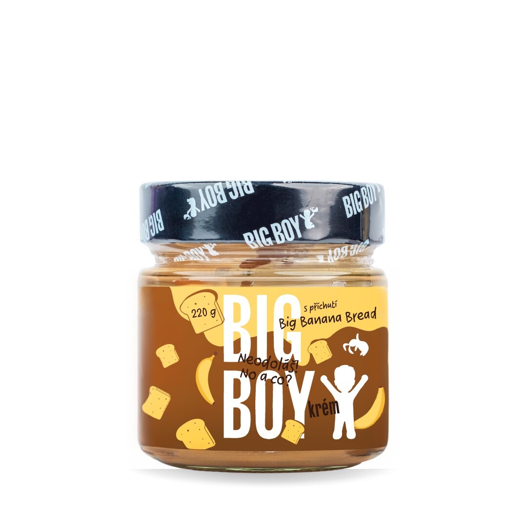 BIG BOY Big Banana bread - Kešu krém s příchutí banánového chlebíčku 220 g DMT 12/2025