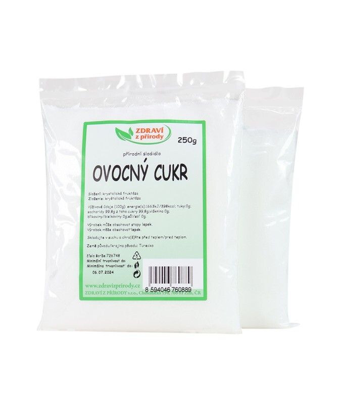 Zdraví z přírody ZP Cukr ovocný 250 g DMT 12/2025