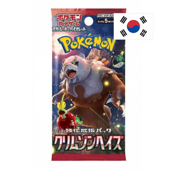 Pokémon Scarlet and Violet Crimson Haze Booster - korejsky
