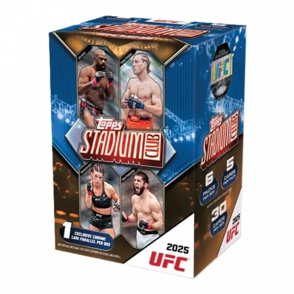 2025 Topps Stadium Club Chrome UFC Blaster Box - sběratelské karty MMA