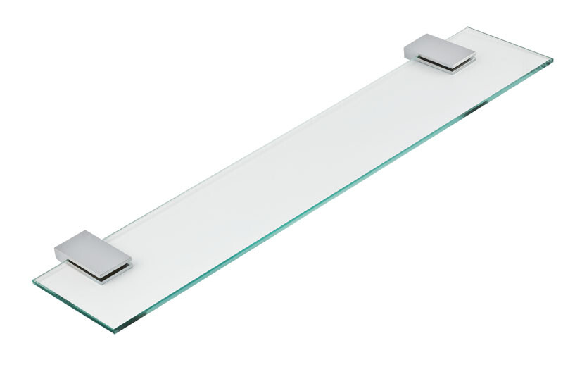 NOVASERVIS 0940,0 Polička rovná 60 cm Metalia 9 čiré sklo/chrom (0940,0)