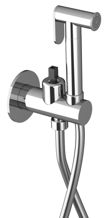 Sapho ULTRAMIX tělo podomítkové bidetové baterie se Stop sprškou, kulatá, chrom