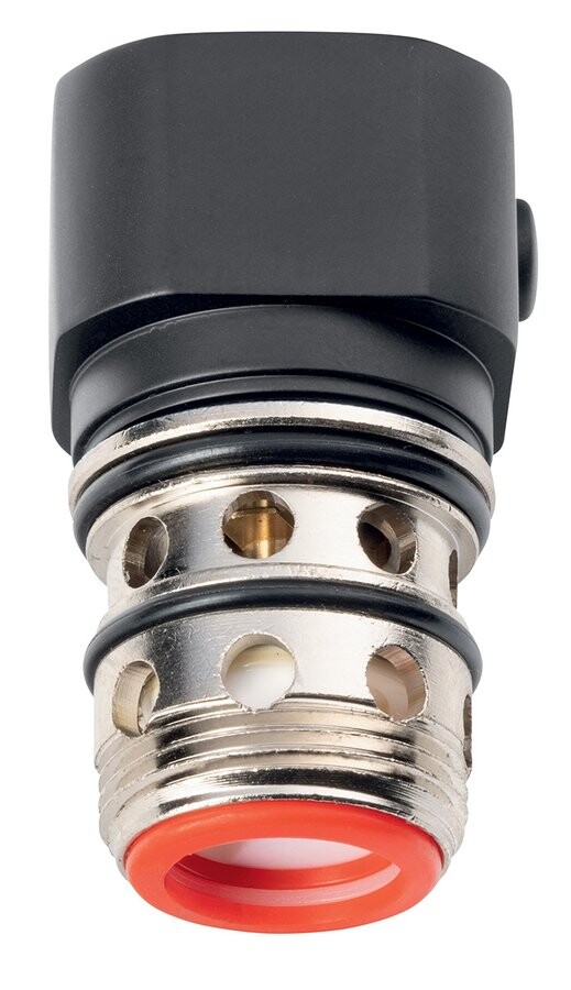 Sapho Přepínač s ovladačem pro vanovou baterii, černá mat