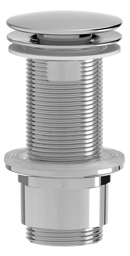 Sapho Umyvadlová výpust 5/4“, neuzavíratelná, velká zátka, 10-80mm, ABS/chrom