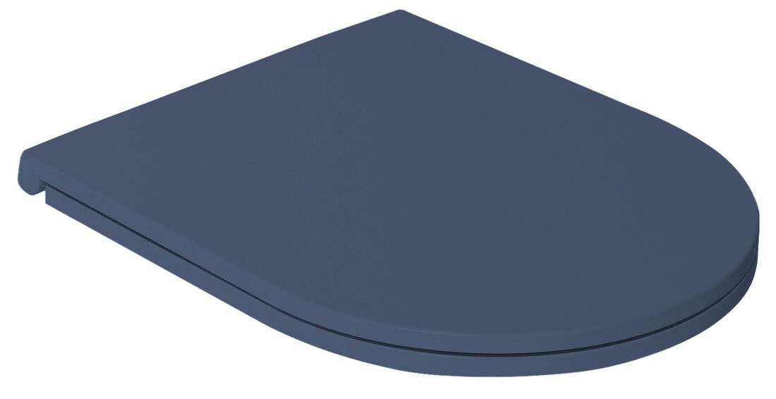 Isvea INFINITY WC sedátko, SLIM, Soft Close, Easy Take, modrá mat