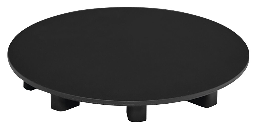 Polysan Kryt sifonu, 120mm, ABS/černá mat