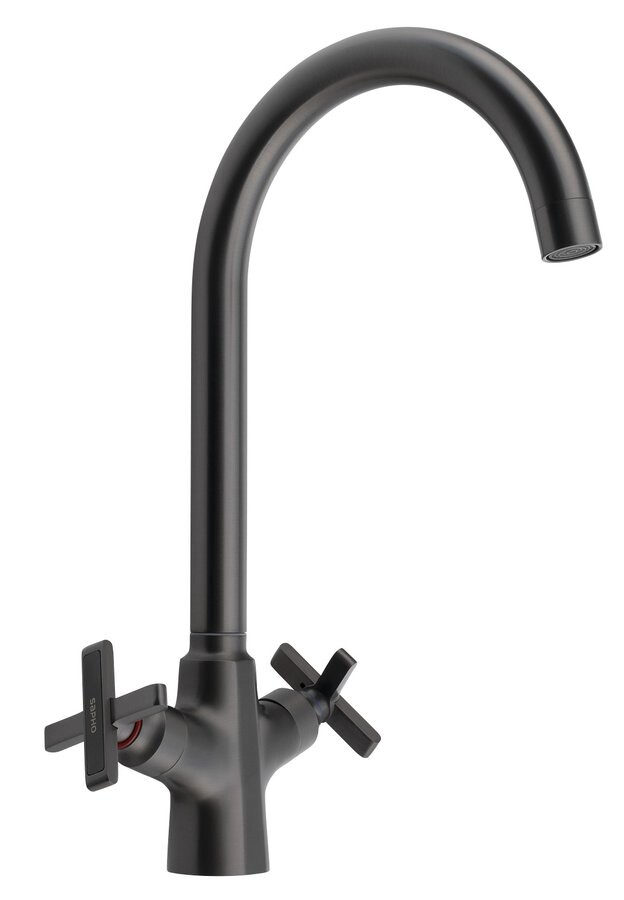 Sapho XELLA stojánková dřezová baterie, gun metal