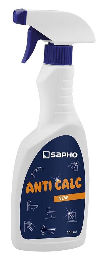 Sapho ANTI CALC Čistící prostředek na vodovodní baterie a sprchy, 500 ml