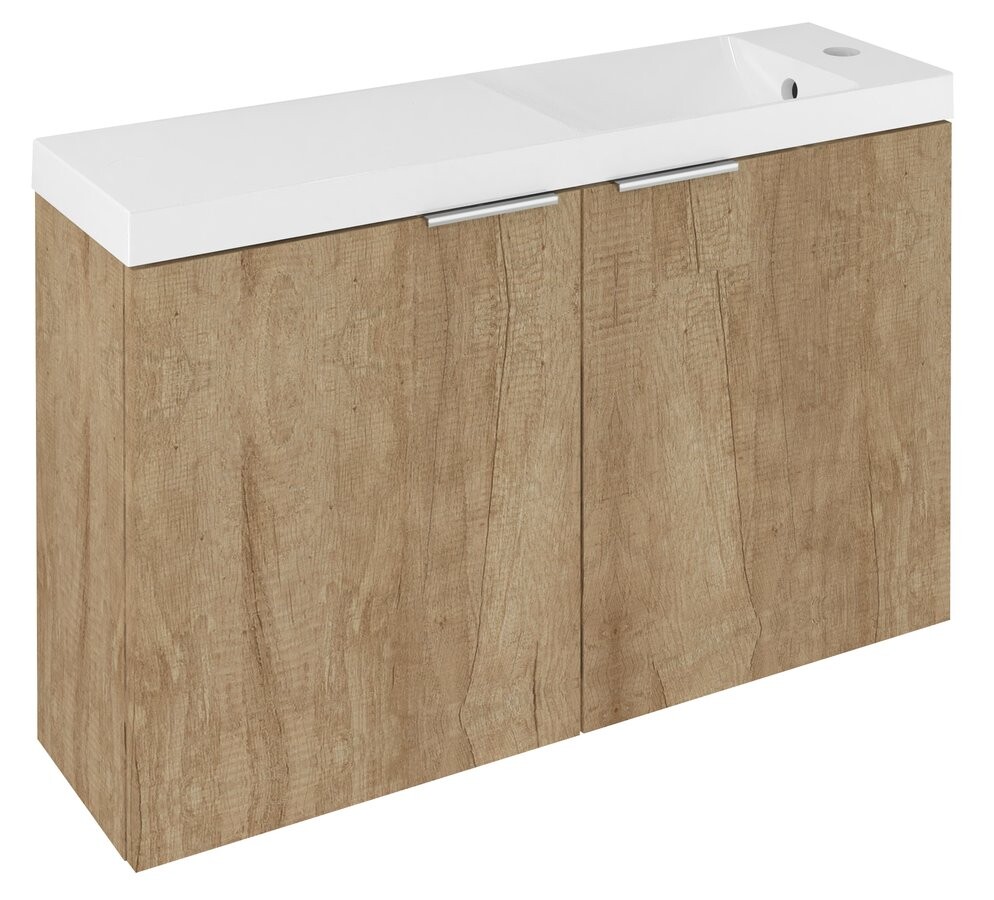 Sapho LATUS X umyvadlová skříňka 78,8x50x22cm, dub alabama