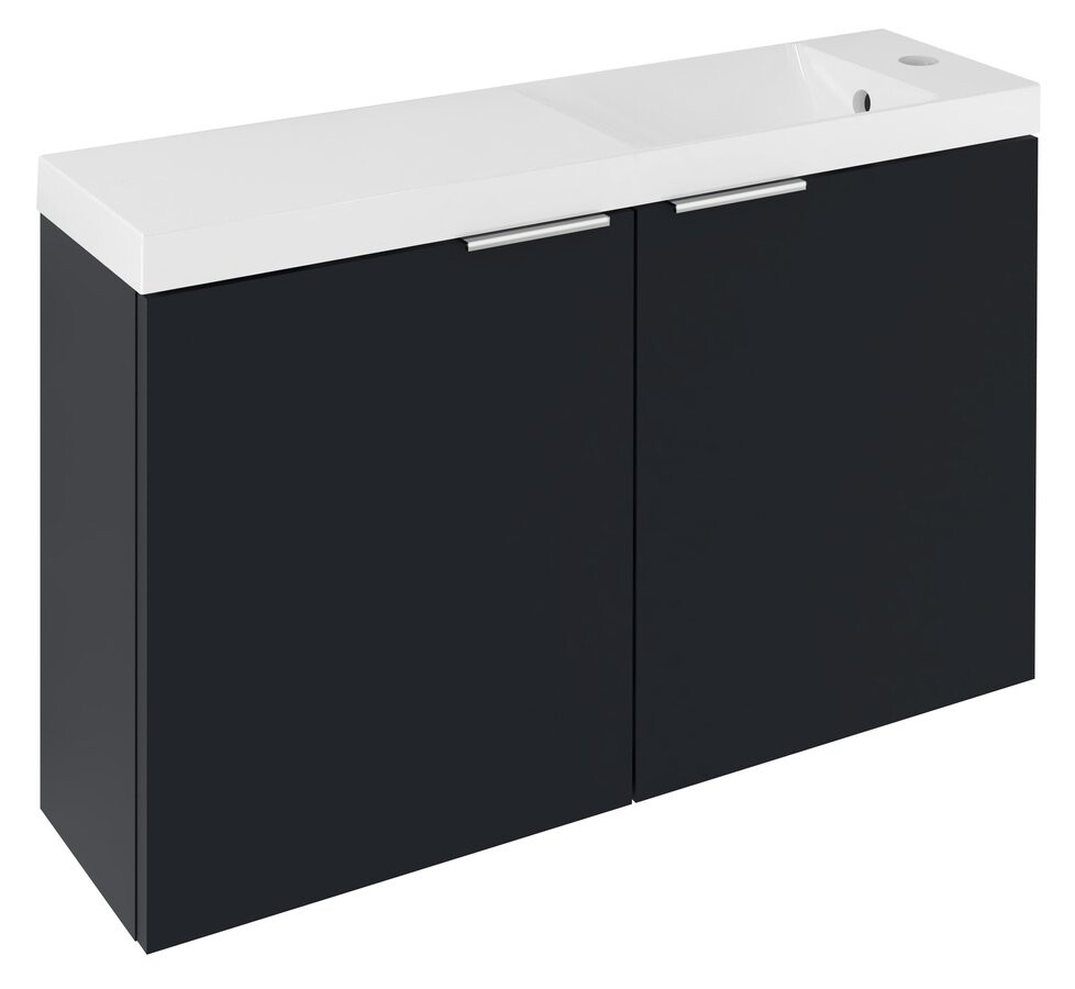 Sapho LATUS X umyvadlová skříňka 78,8x50x22cm, antracit matný