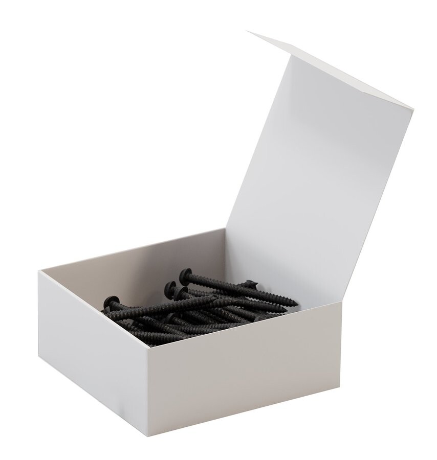 SAMONA Vruty pro upevnění akustických panelů, 50ks, černá