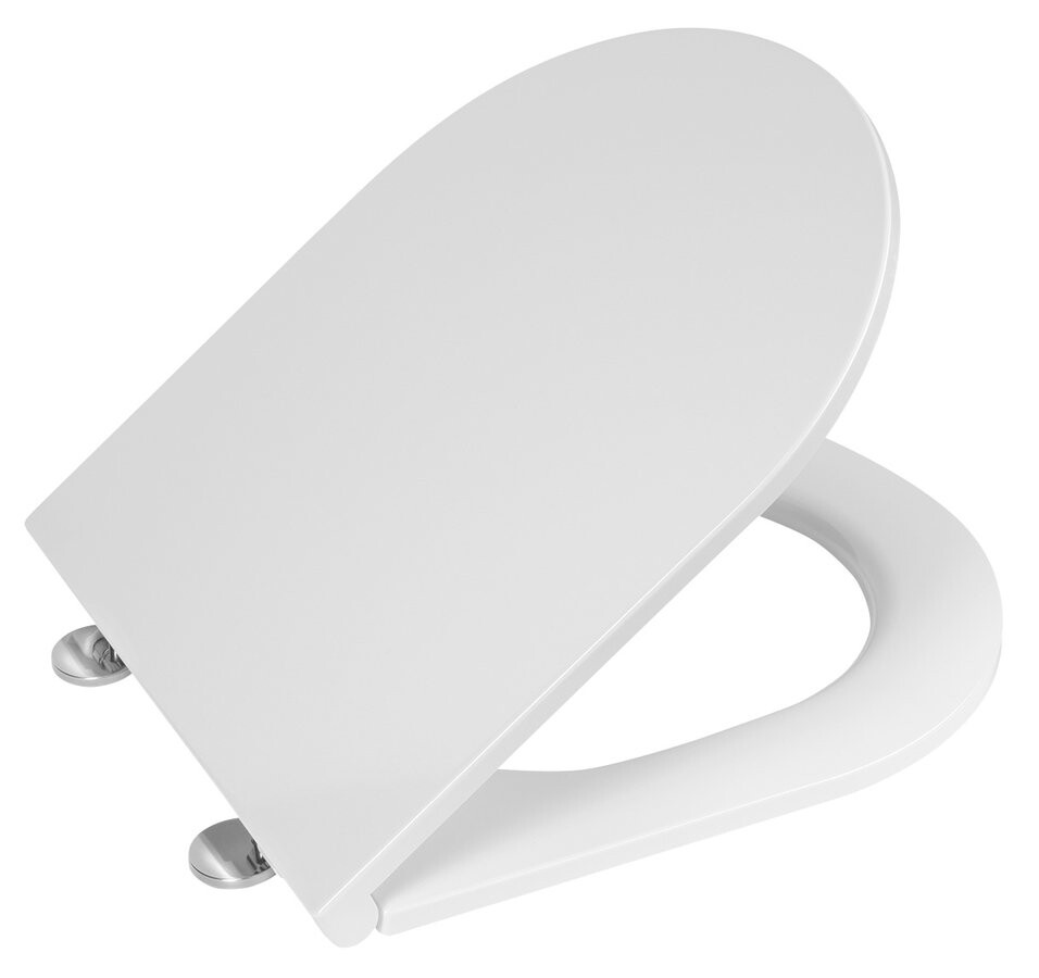 Isvea SISTEMA A WC sedátko, SLIM, Soft Close, Easy Take, bílá