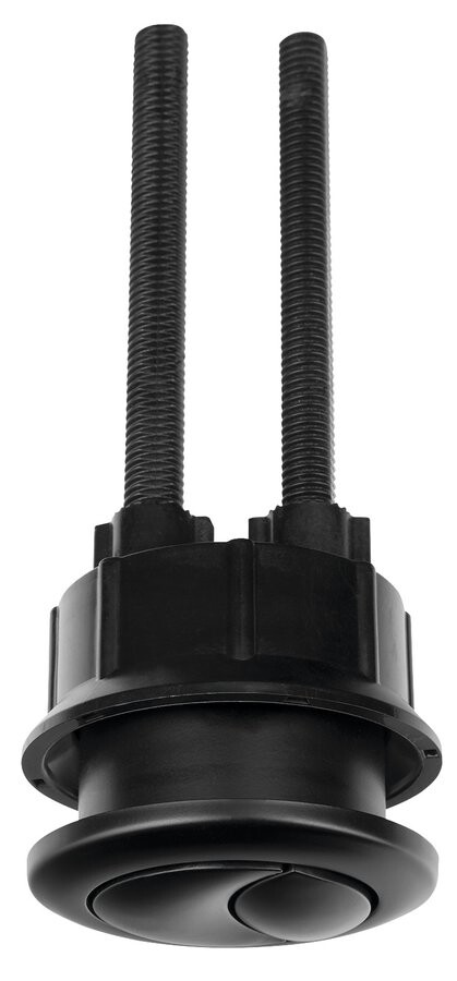 Sapho Tlačítko DUAL 49mm, černá mat