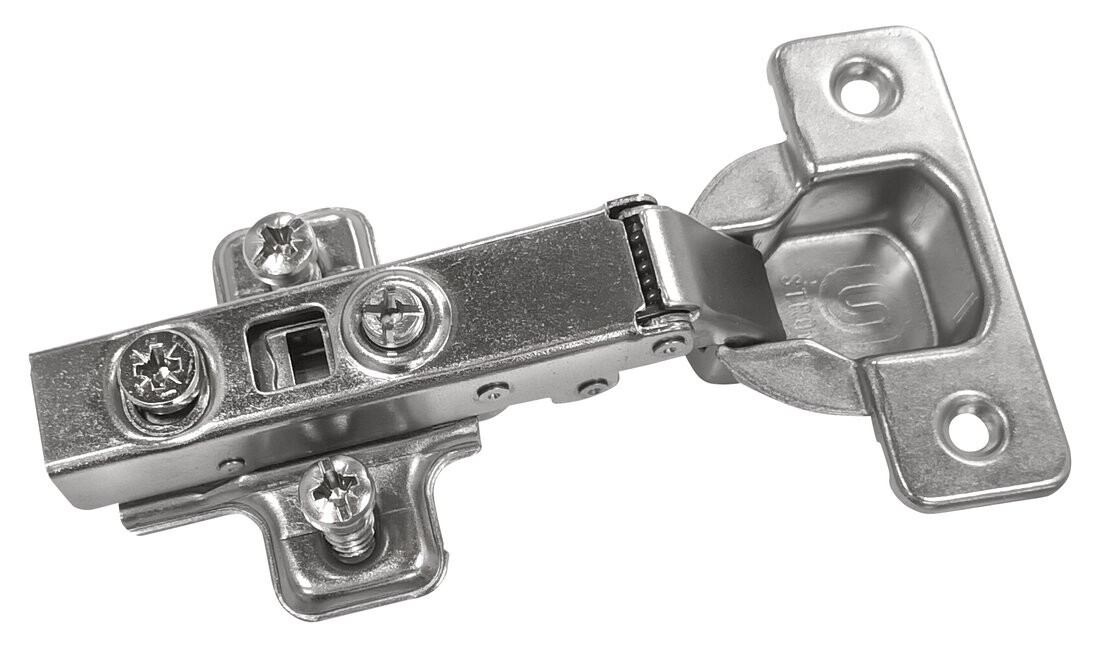 Sapho Nábytkový závěs s podložkou, naložený, integr.tlumení, chrom