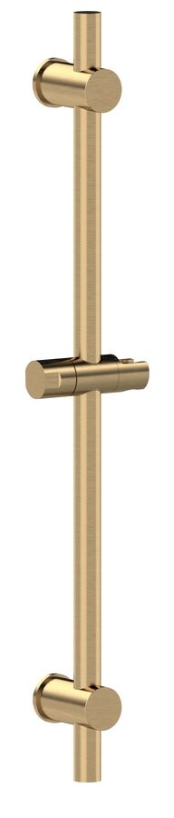 Sapho Sprchová tyč, posuvný držák, kulatá, 700mm, zlato mat