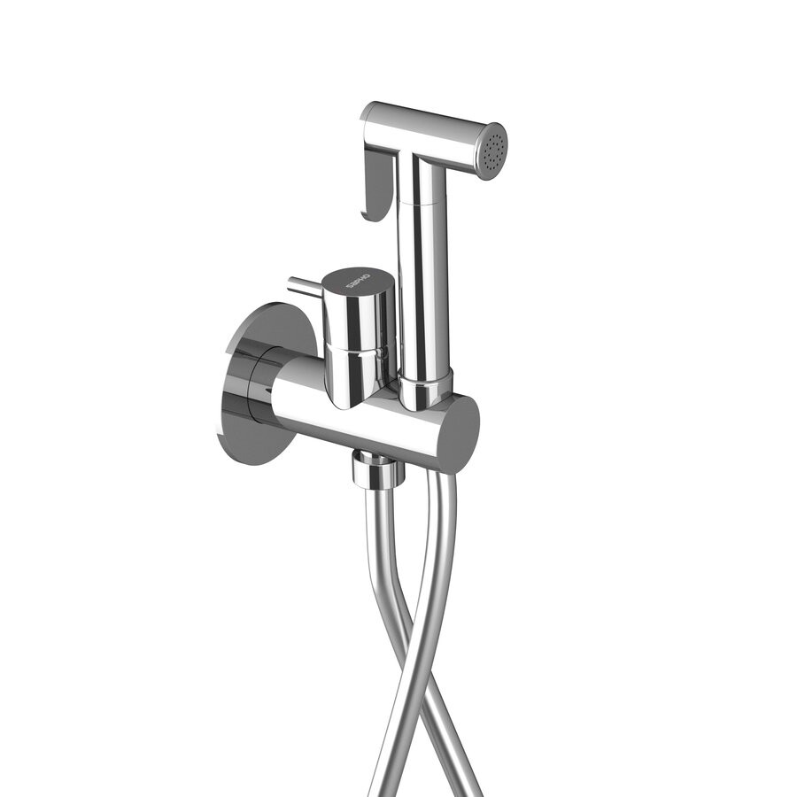 Sapho ULTRAMIX podomítková bidetová baterie se Stop sprškou, kulatá, chrom