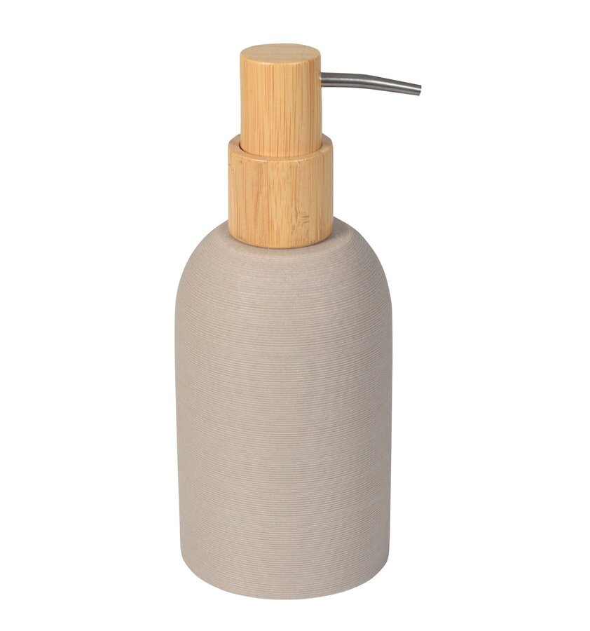 Sapho RIKO dávkovač mýdla na postavení, béžová/bambus